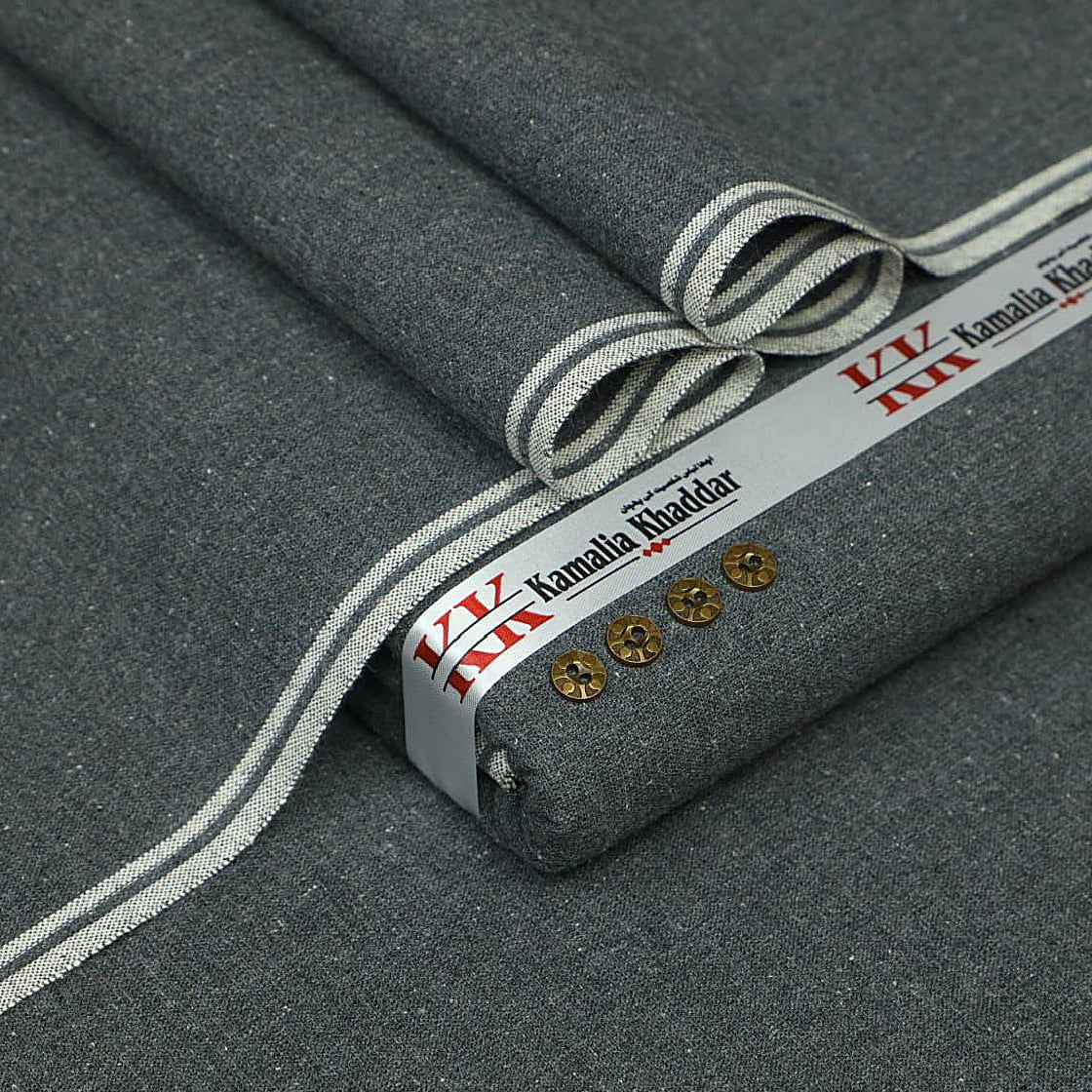 Gray Die Winter Khaddar Suit for Men (ππΏ_02) β 100% Pure Cotton | Kamalia Khaddar Original | 7 Meter Unstitched Fabric | Premium Warm & Soft Winter Khaddi Collection 2025