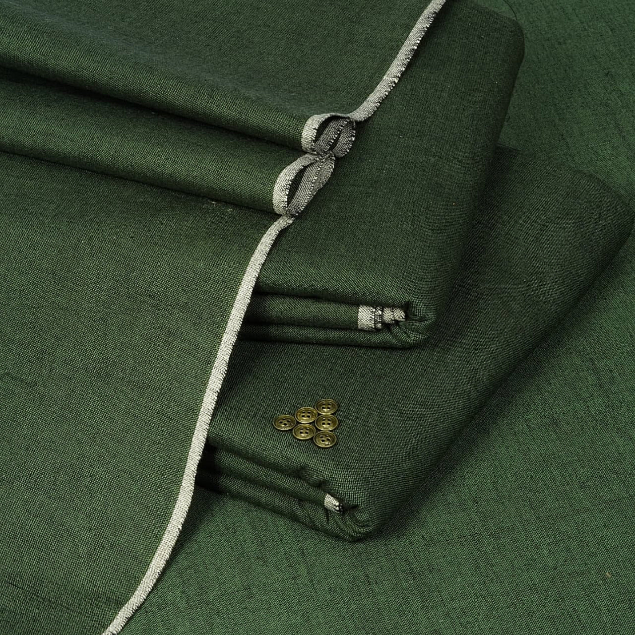 Condie Winter Khaddi Suit β Kamalia Khaddar Heritage β25 | πΎπ-30| 100% Pure Cotton | 7-Meter Unstitched Fabric | Deep Green