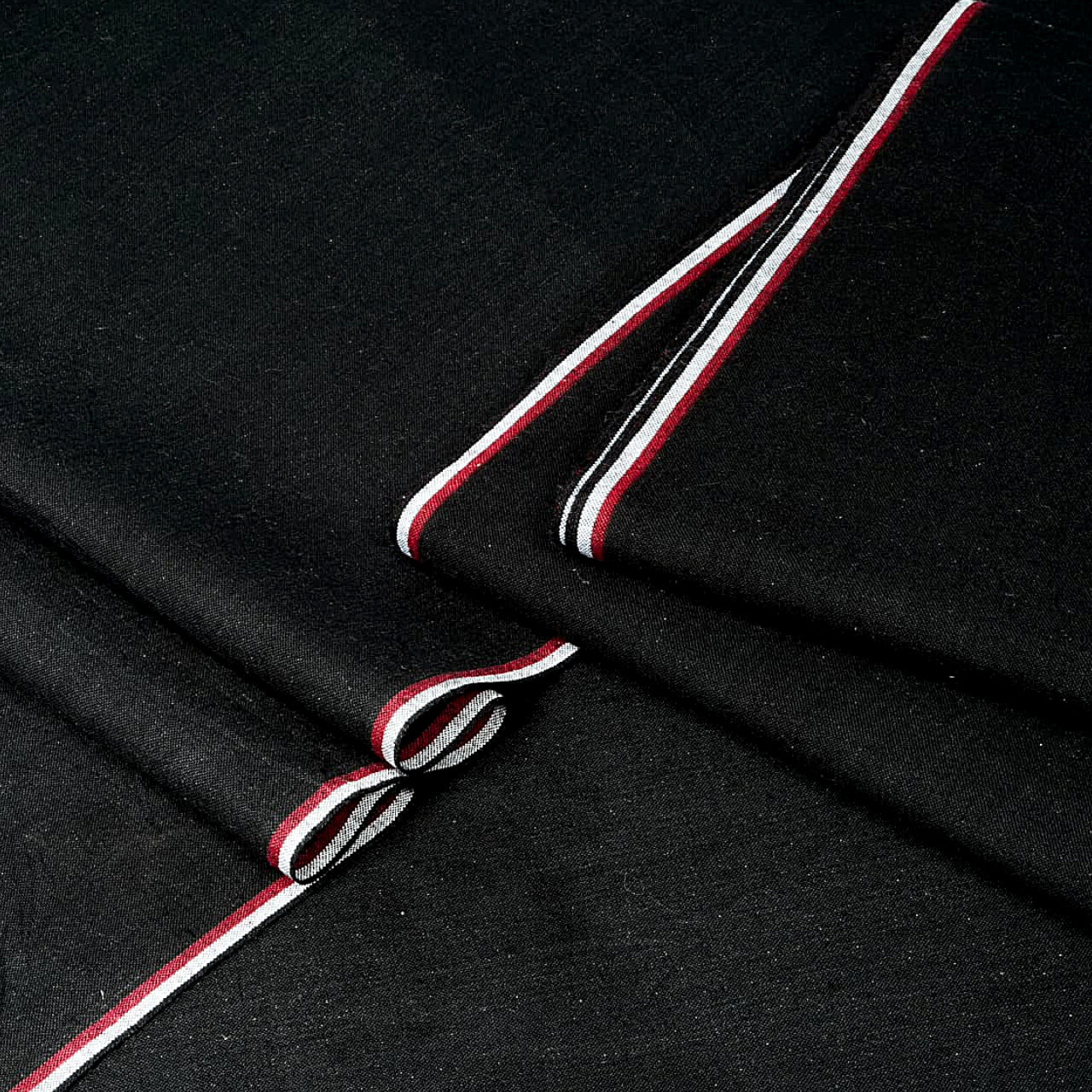 Condie Winter Khaddi Suit πΎπ-35 β Premium Kamalia Khaddar Unstitched Fabric (Deep Black Self Design) | 100% Cotton | Winter Heritage Collection 2025