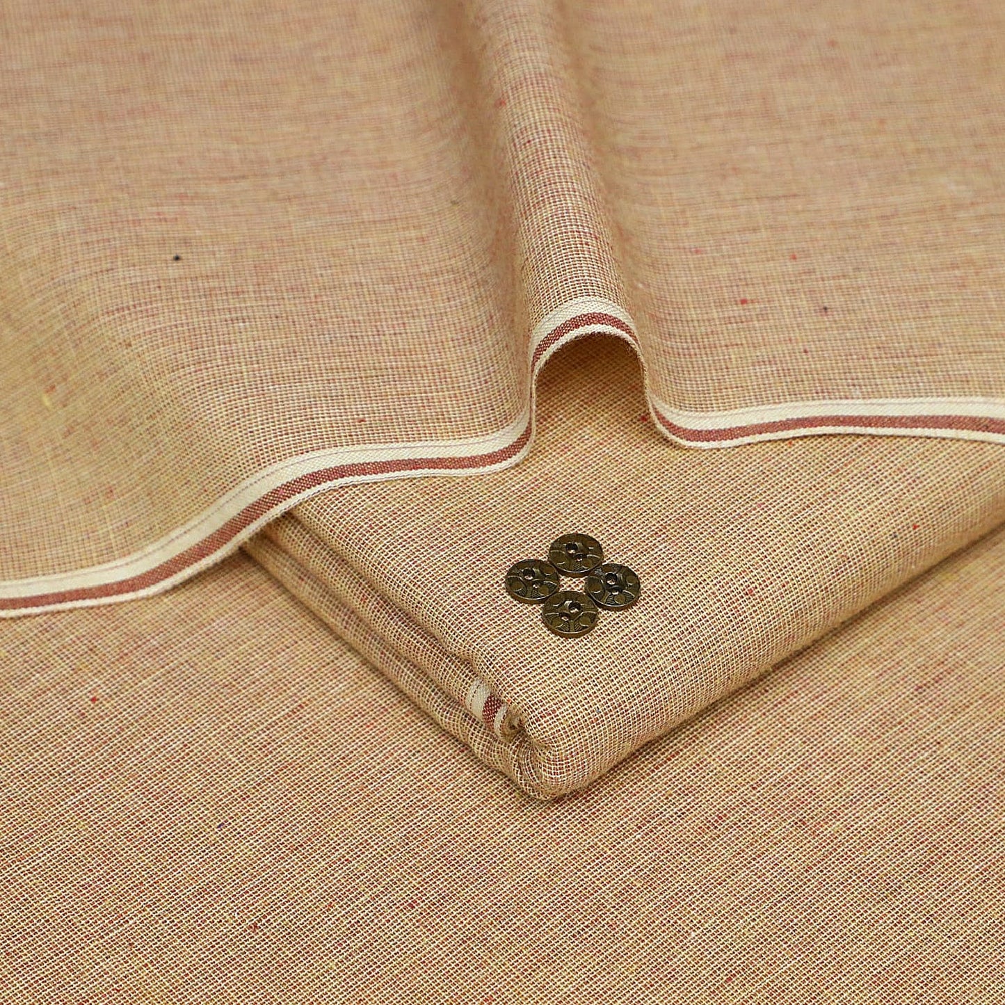 Saffini Winter Khaddar Suit ππ-18 β Premium Kamalia Khaddar Unstitched Fabric (Beige Self Design)