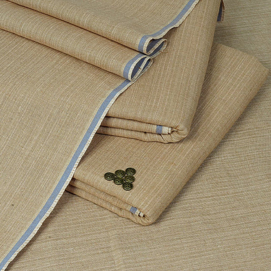 Condie Mustard Self Winter Khaddi Suit – Kamalia Khaddar 𝘾𝙆-25 | 100% Cotton Premium Unstitched Fabric (7 Meters)