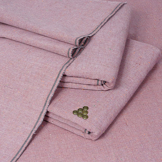 Condie Pink Winter Khaddi Suit – Kamalia Khaddar 2025 (𝘾𝙆-27) | 100% Pure Cotton, Unstitched 7-Meter Fabric