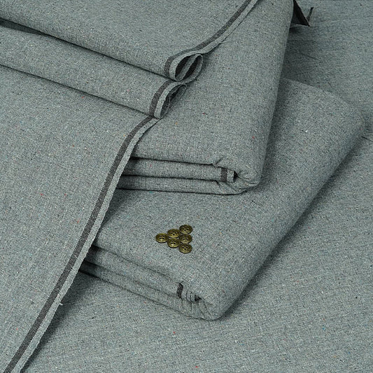 Condie Gray Winter Khaddi Suit – Kamalia Khaddar 𝘾𝙆-28 | Premium 100% Cotton Unstitched Fabric | 7 Meters | Winter Heritage Khaddi ’25