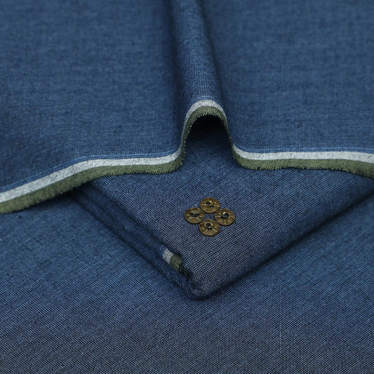 Condie Winter Khaddi Suit 𝘾𝙆-37 | Kamalia Khaddar Collection 2025 | Premium Sky Blue Unstitched Cotton Fabric | Soft, Warm & Handwoven Winter Khaddar for Men