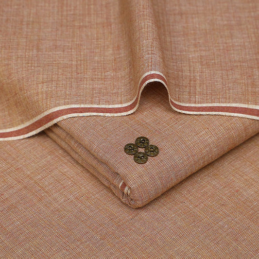 Saffini Kamalia Khaddar Winter Suit (Unstitched) – | 𝙎𝙆-10 Premium 100% Cotton Khaddi Fabric | Brown Self Design | Winter Heritage Collection ’25 | Free Delivery Pakistan