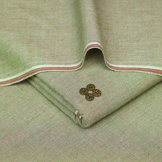 Saffini Winter Khaddar Suit 𝙎𝙆-17 – Premium Kamalia Khaddar Fabric | 100% Cotton Unstitched 7 Meter Mustard Self Design – Warm, Soft & Elegant Winter Wear for Men