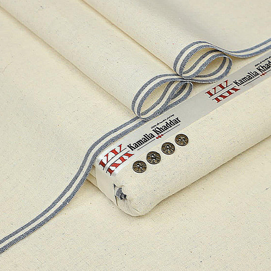 Kamalia Khaddar Gray Die Winter Khaddi Suit 𝙂𝘿_01 – 100% Cotton Premium Unstitched Fabric | 7 Meters | Color Guarantee | Winter Heritage Khaddi 2025 Collection