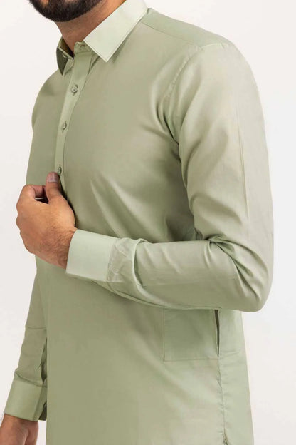 Gul Ahmed Poshak 900 Pista Wash & Wear 𝙂𝙋-42 Men’s Unstitched Suit – Original Fabric