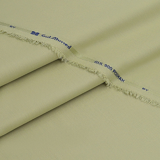 Gul Ahmed Poshak 900 Pista Wash & Wear 𝙂𝙋-42 Men’s Unstitched Suit – Original Fabric