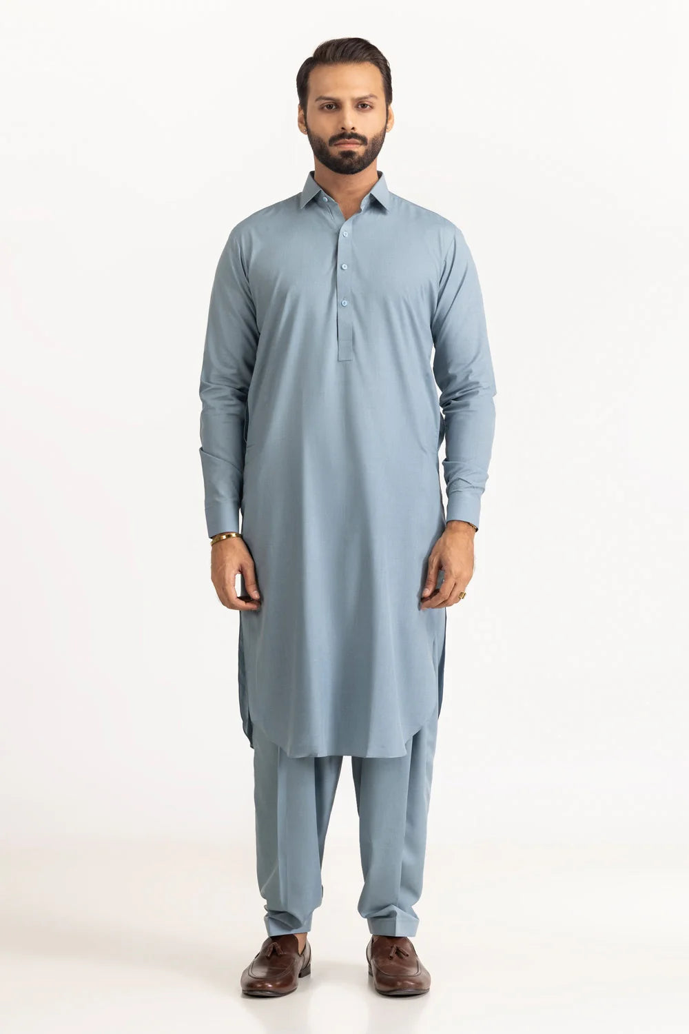 Gul Ahmed Poshak 900 Premium Wash & Wear (𝙂𝙋-41) Men’s Unstitched Suit – Original Branded Fabric, Ultimate Comfort